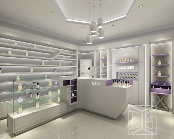 luxury Perfume Showcase company overseas market | DG Display Showcase 2