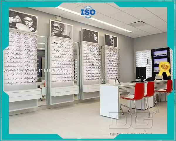 high end Optical Showcase manufacturers with custom services | DG Display Showcase 1