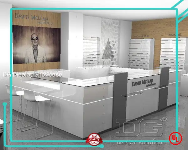 DG Display Showcase | creative Optical Showcase company quality assurance 1