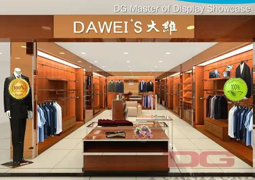 DG Display Showcase | factory price shop clothes display with custom services 1