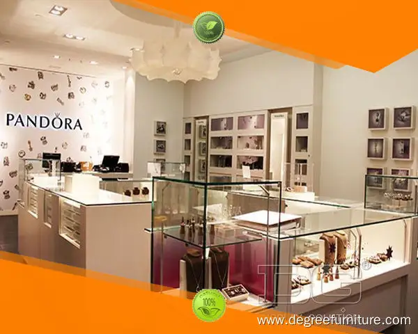 Custom shopping mall kiosk for duty-free shop Manufacturer | DG Display Showcase 1