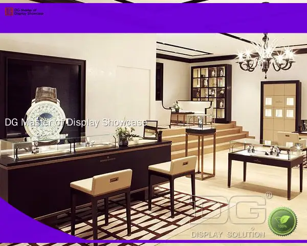 fashion wrist watch showcase with custom services | DG Display Showcase1 1