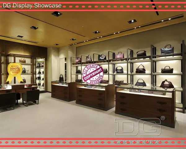 fashion wholesale Handbags Showcase with custom services | DG Display Showcase 1