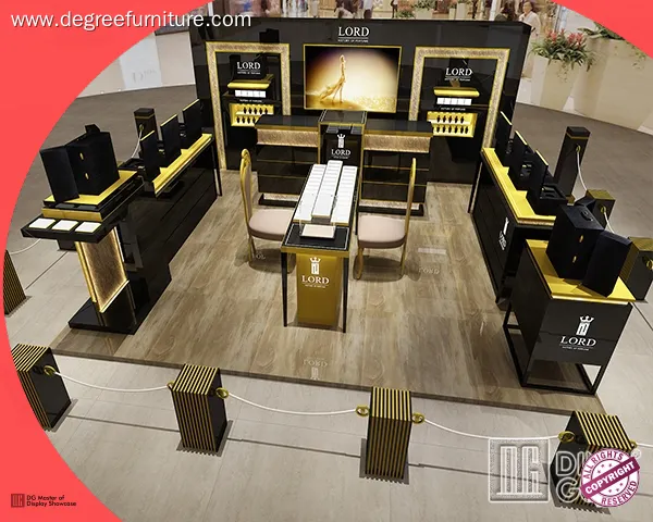 Custom showcase perfume overseas market Manufacturer | DG Display Showcase 1