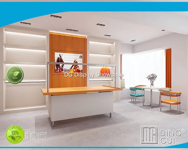 creative bag display case with custom services | DG Display Showcase 1