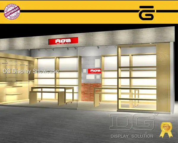 Custom Shoe Store Showcase company personalized Manufacturer | DG Display Showcase 1
