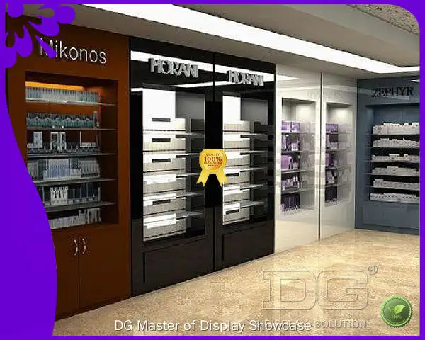 high end perfume cabinet overseas market | DG Display Showcase 1