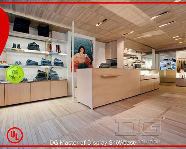 factory price showcase for clothes best supplier | DG Display Showcase 1