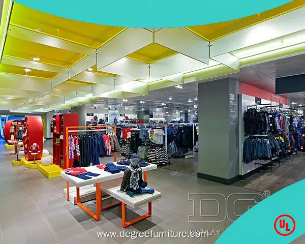 fine quality clothing display cases personalized | DG Display Showcase 1
