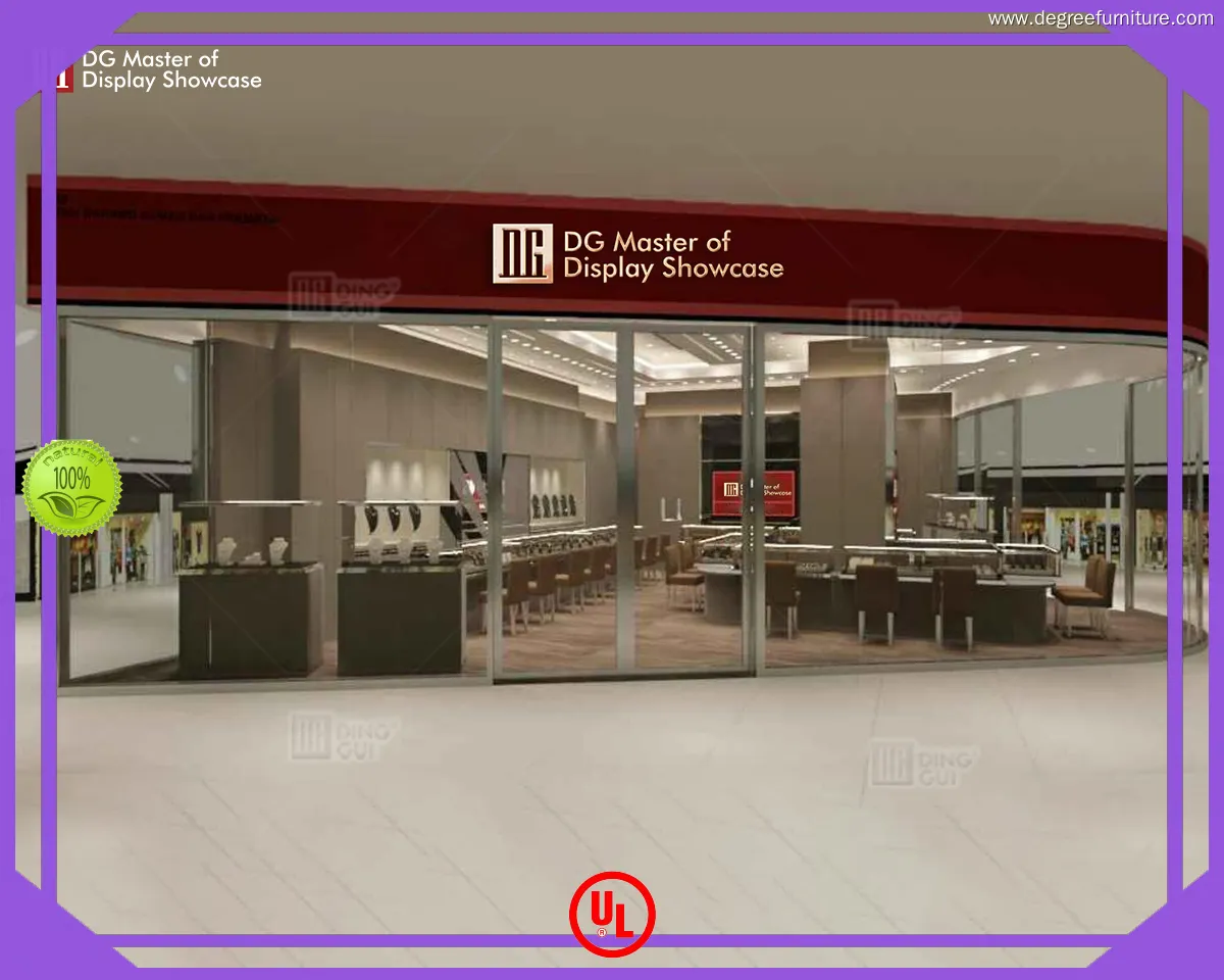 fine quality wall mount glass display case best supplier | DG Display Showcase1 1