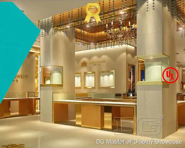 customized retail jewelry display cases top brand | DG Display Showcase 1