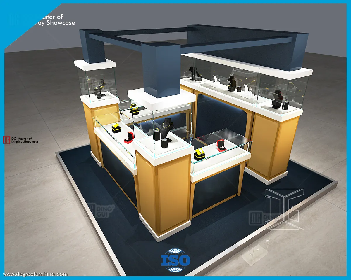 DG Display Showcase | professional wall mounted display case with shelves personalized 1