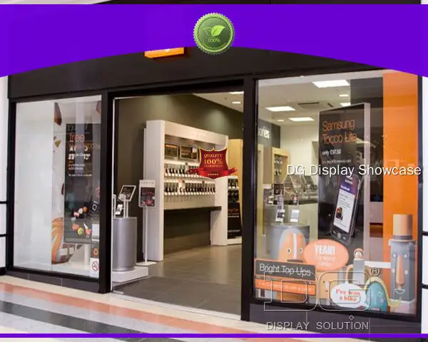 worldwide Electronics Showcase suppliers with custom services | DG Display Showcase 1