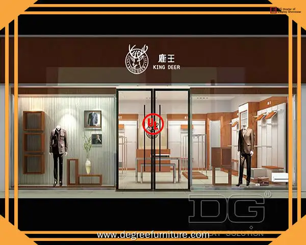 professional shop clothes display personalized | DG Display Showcase 1