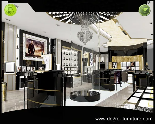 Custom Perfume Showcase factory overseas market Manufacturer | DG Display Showcase 1