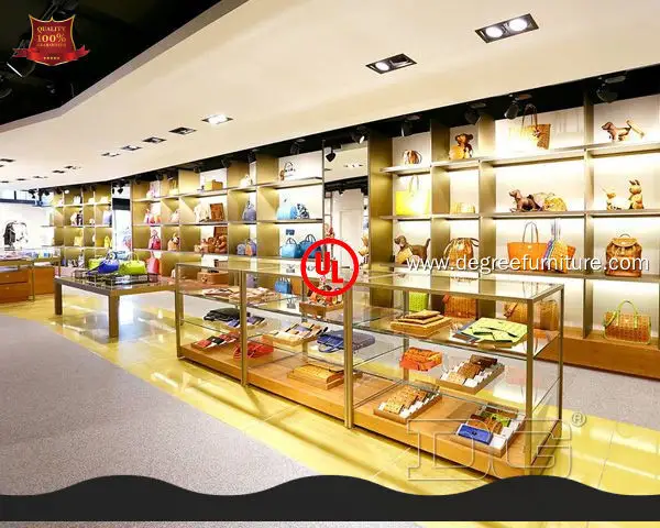 Custom purse showcase overseas market Manufacturer | DG Display Showcase 1