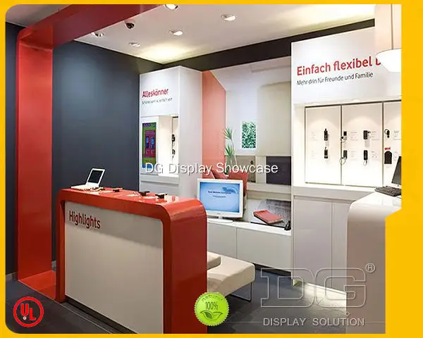 Custom Electronics Showcase factory with custom services Manufacturer | DG Display Showcase 1