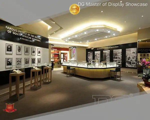 DG Display Showcase | luxury shopping centre kiosk with custom services 1