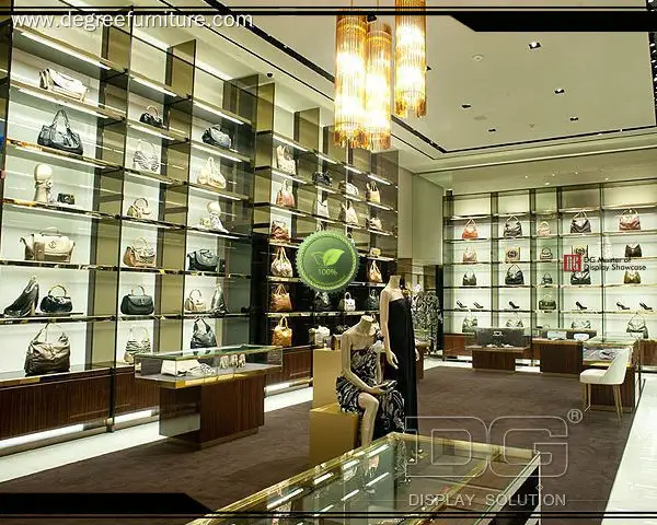 Custom bag display cabinet overseas market Manufacturer | DG Display Showcase 1