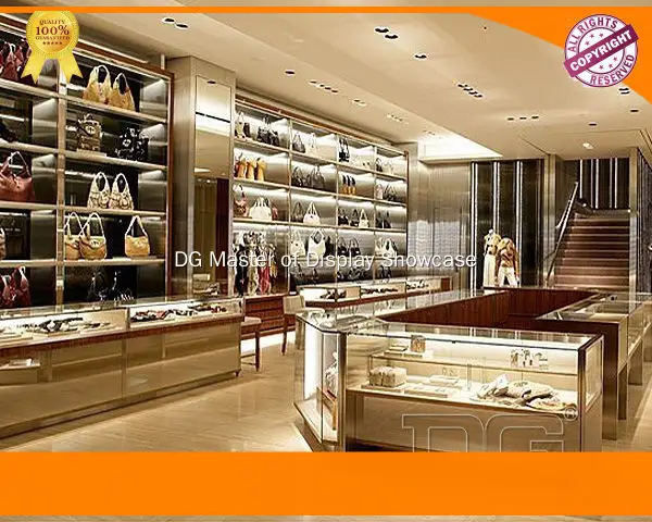 Custom handbag display cabinet overseas market Manufacturer | DG Display Showcase 1