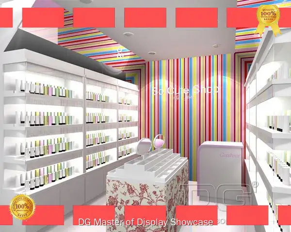 latest cosmetic display case with custom services | DG Display Showcase 1