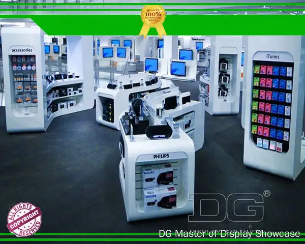 Custom Electronics Showcase suppliers with custom services Manufacturer | DG Display Showcase1 1