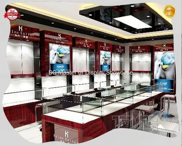 Custom optical frame display cases quality assurance Manufacturer | DG Display Showcase 1