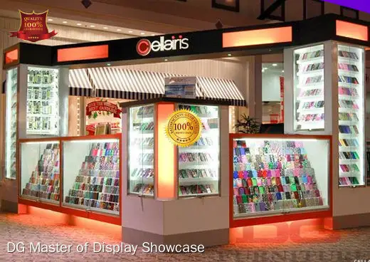 modern Electronics Showcase factory with custom services | DG Display Showcase 1