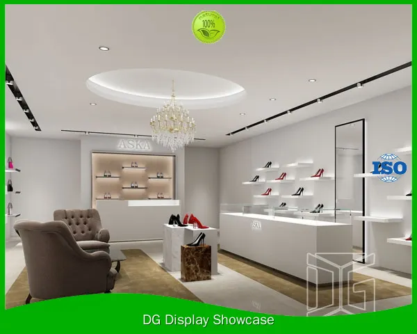 Custom shoe show case best supplier Manufacturer | DG Display Showcase 1