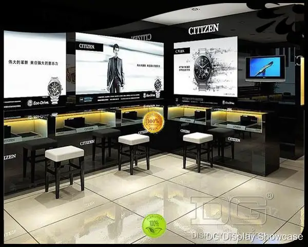 high end Watch Showcase manufacturers manufacturing | DG Display Showcase 1