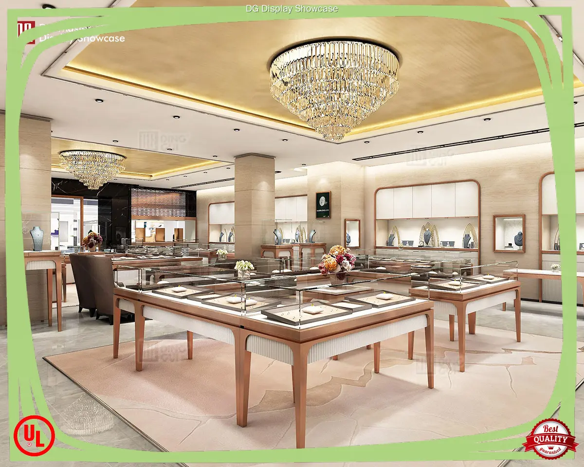 DG Display Showcase | professional wall mounted glass showcase best supplier 1