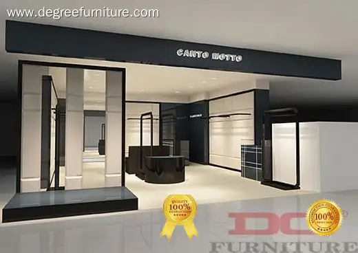 Custom Clothing Displays manufacturers with custom services Manufacturer | DG Display Showcase1 1