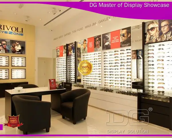 Custom eyewear display cases for optical Manufacturer | DG Display Showcase 1