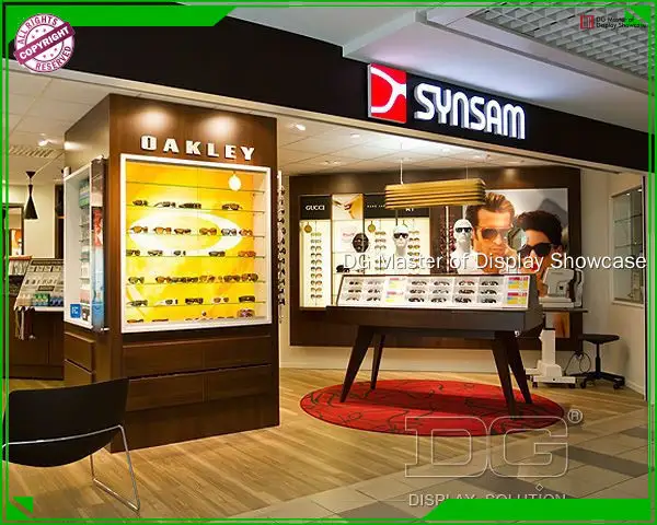 high end optical display cabinets personalized | DG Display Showcase 1