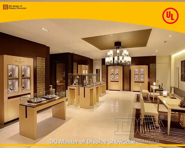 personalized watch display showcase with custom services | DG Display Showcase 1