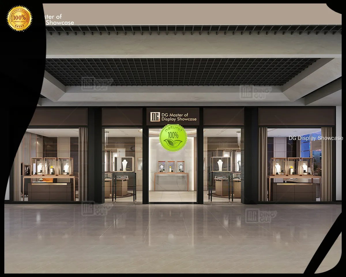 DG Display Showcase | factory price wall mounted locking display case national standard 1