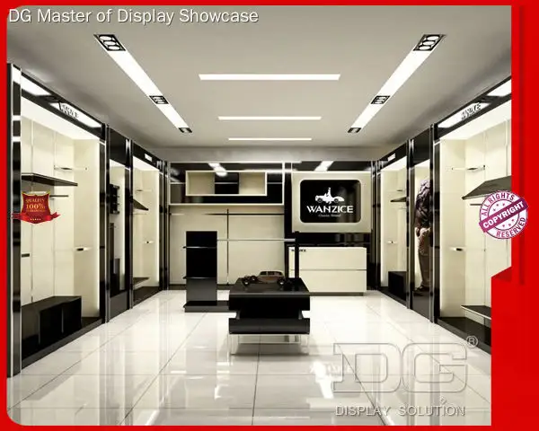 factory price cloth showcase with custom services | DG Display Showcase 1