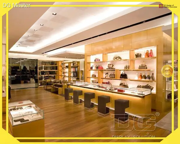 Custom purse showcase with custom services Manufacturer | DG Master 1