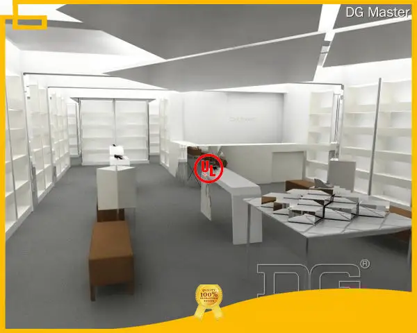 DG Master | professional glass showcase for shoes modern design  1