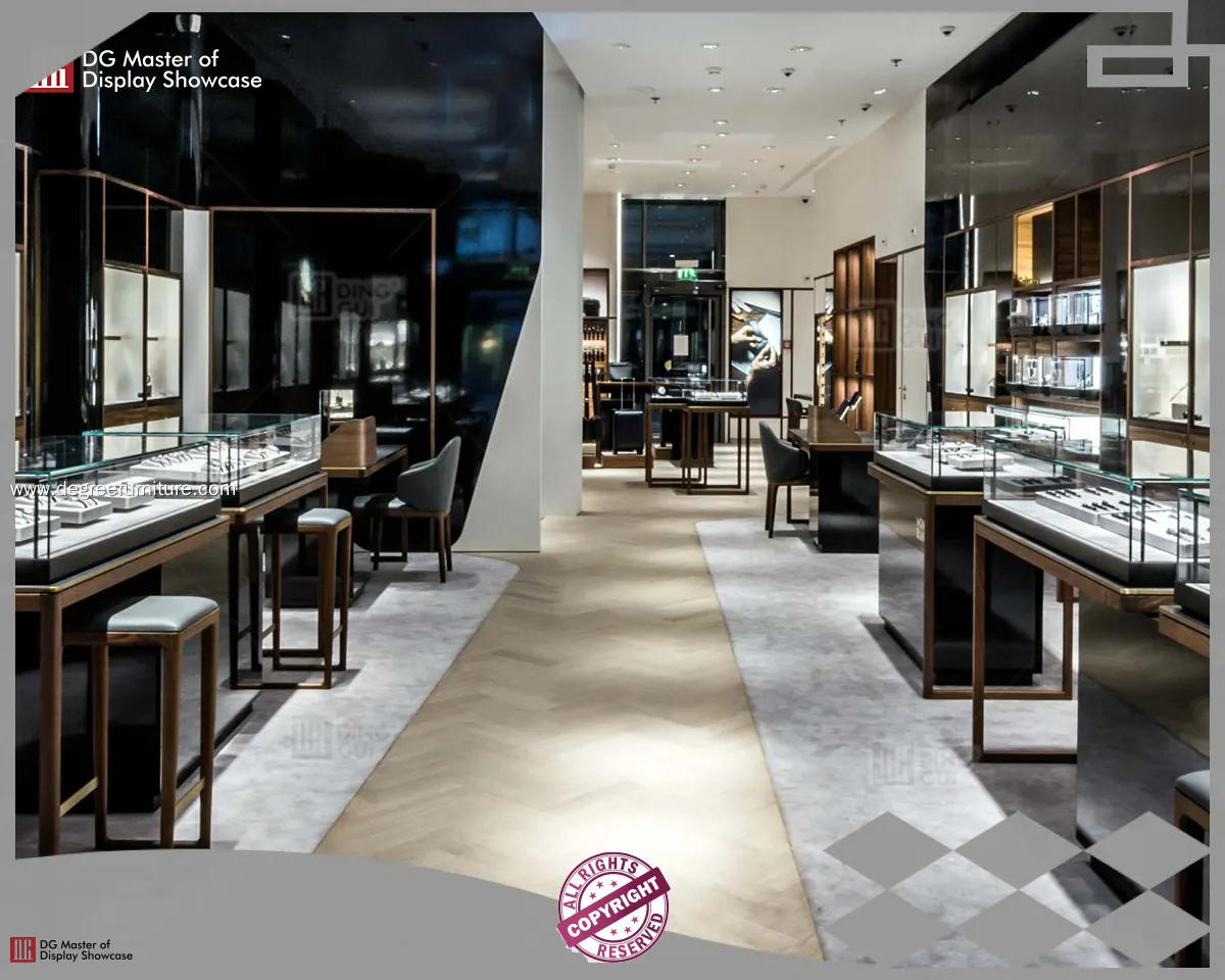 professional small wall mounted glass display case personalized | DG Master 1