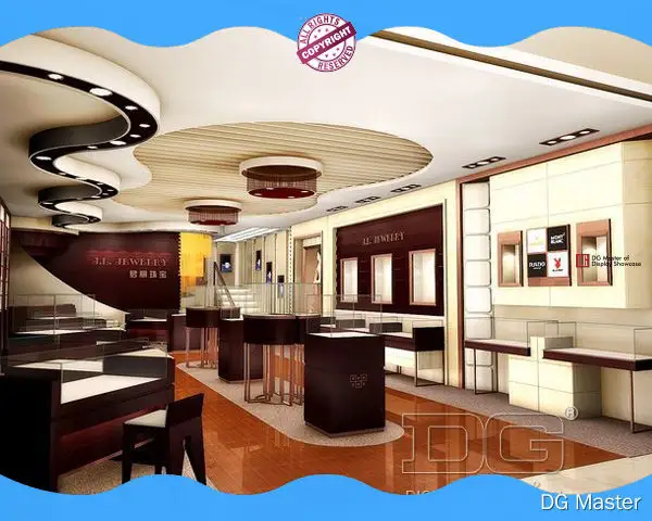 DG Master | oem & odm showcase glass display case for jewelry 1