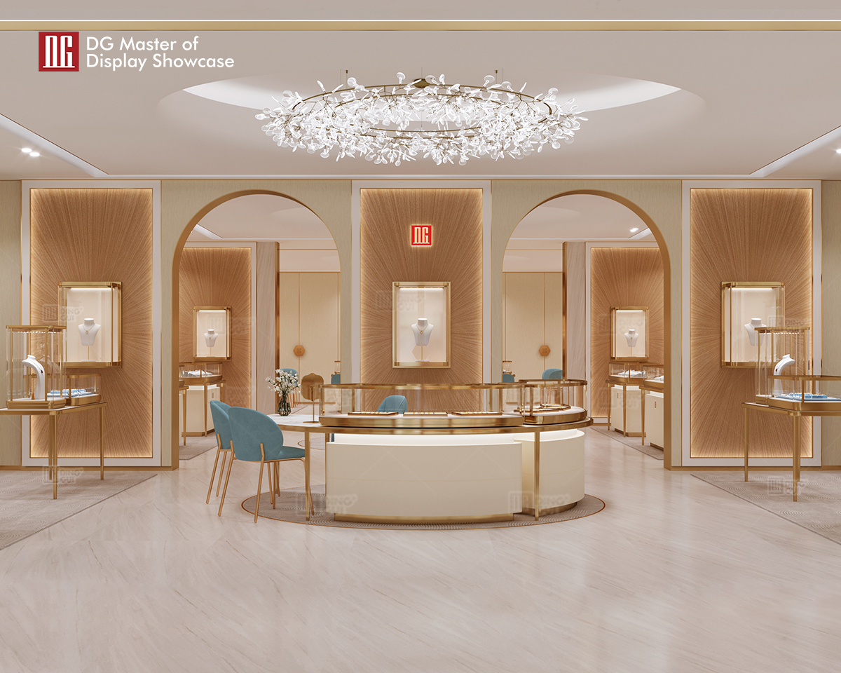 DG Showcase Luxurious Jewelry & Watch Island Showcase Experience Table 10