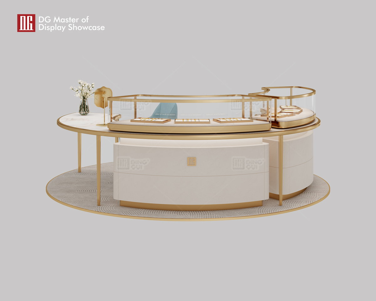 DG Showcase Luxurious Jewelry & Watch Island Showcase Experience Table 6