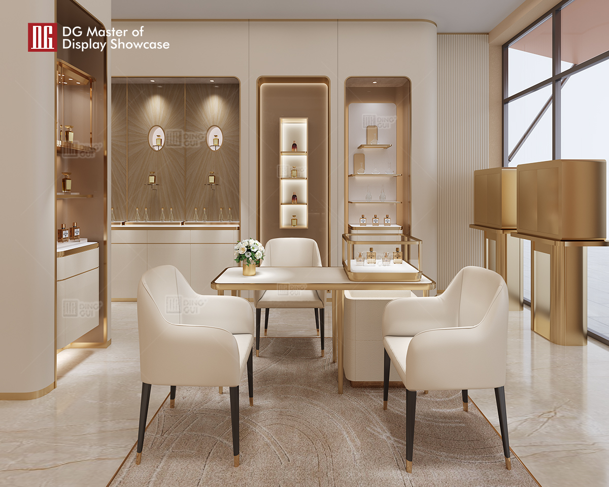 طاولة عرض DG بتصميم جديد لتجربة العطور الفاخرة الراقية 10