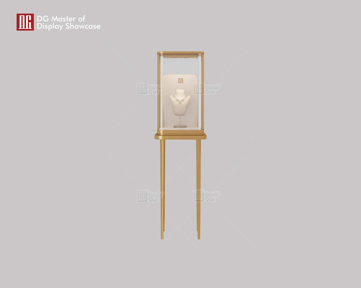 Ipinasadya ng DG Showcase ang mamahaling relo ng alahas showcase ng mga tindahan ng alahas na display cabinet kumpanya 1