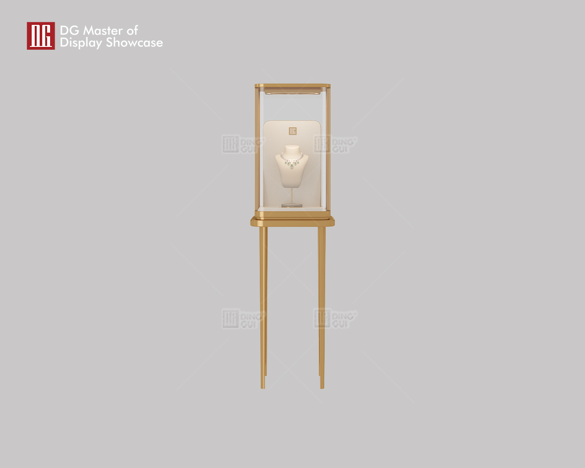 Ipinasadya ng DG Showcase ang mamahaling relo ng alahas showcase ng mga tindahan ng alahas na display cabinet kumpanya 6