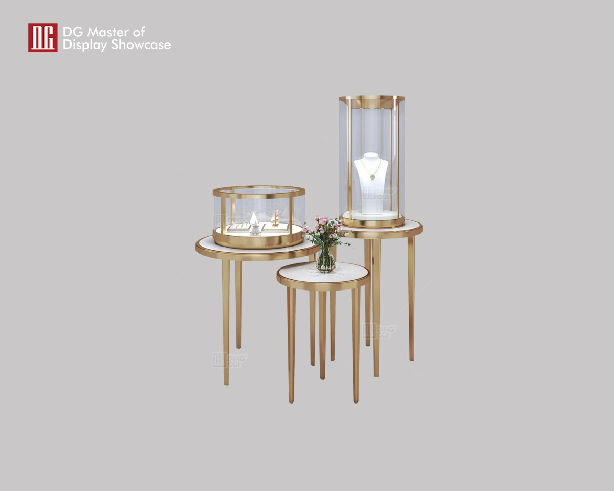 DG Showcase Senaste ankomst gratis kombinationsskåp för smycken Lyxig showcase-tillverkare 1