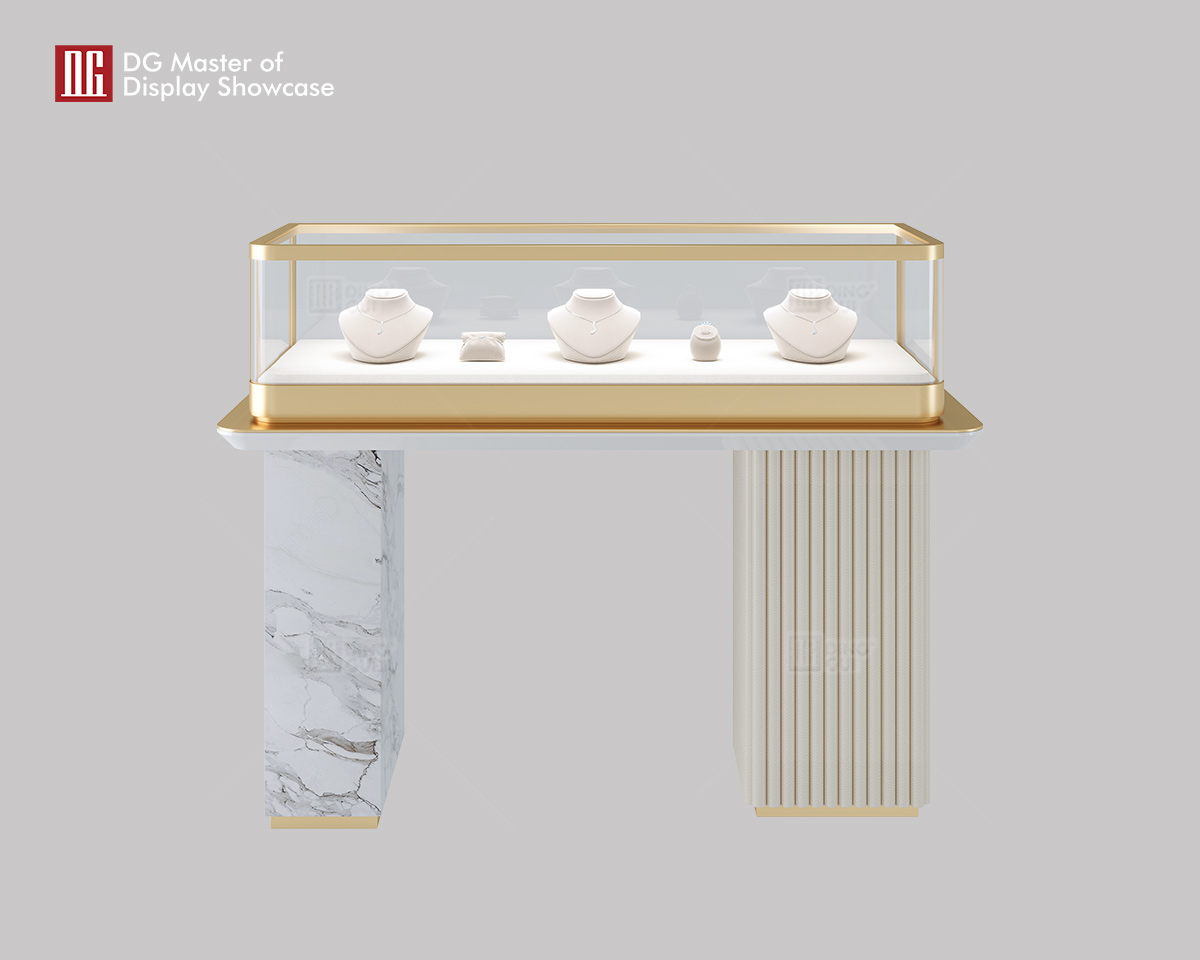 DG High-End Luxury Marble Jewelry Display Showcase 6