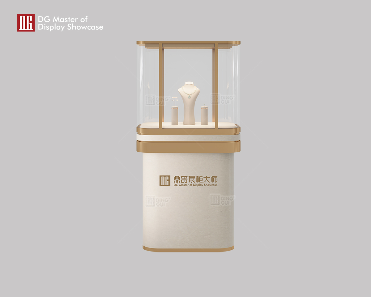 DG Custom Luxury Intelligent Spacious upright Jewelry Display Showcase 8