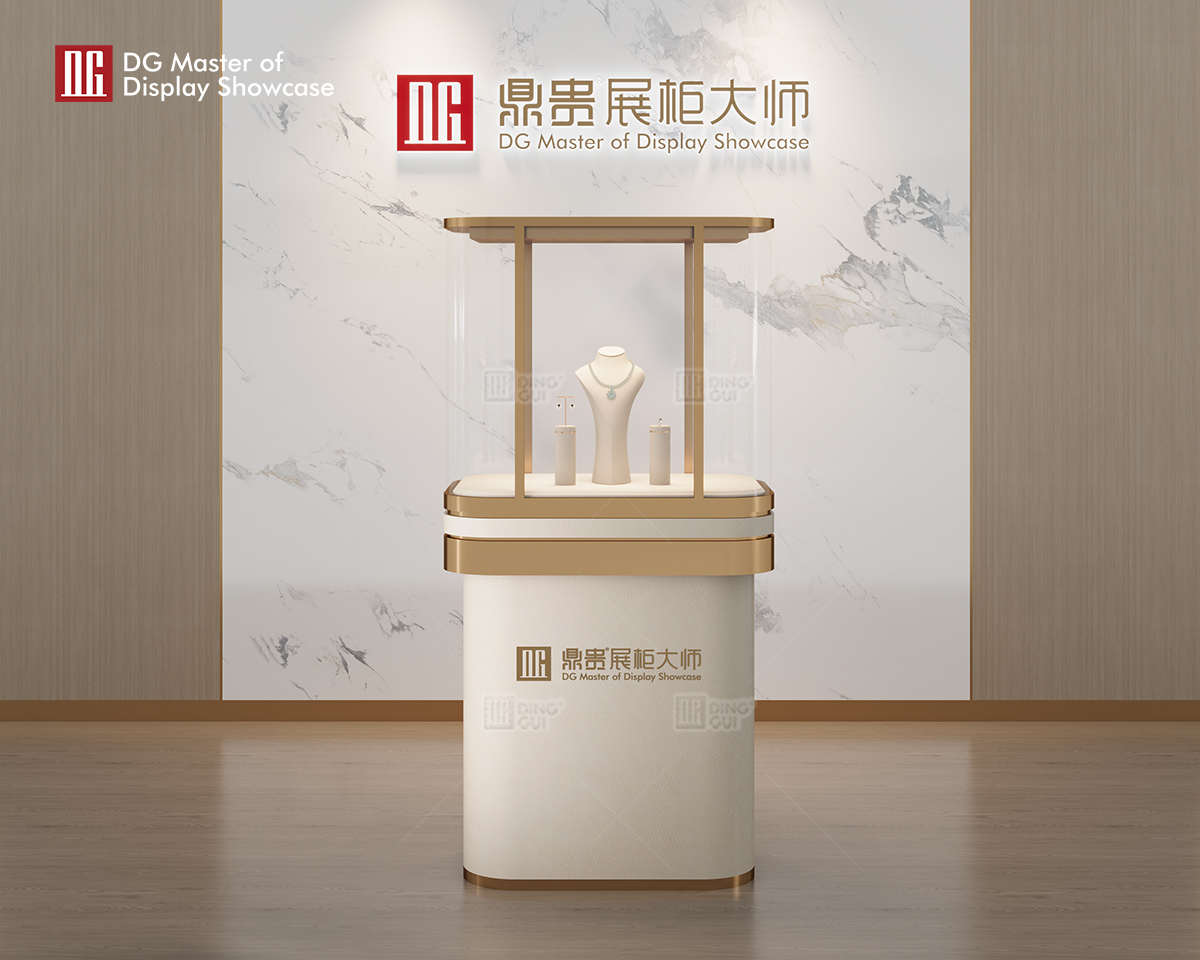 DG Custom Luxury Intelligent Spacious upright Jewelry Display Showcase 9